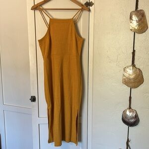 Madewell Knit Apron Cami Dress
